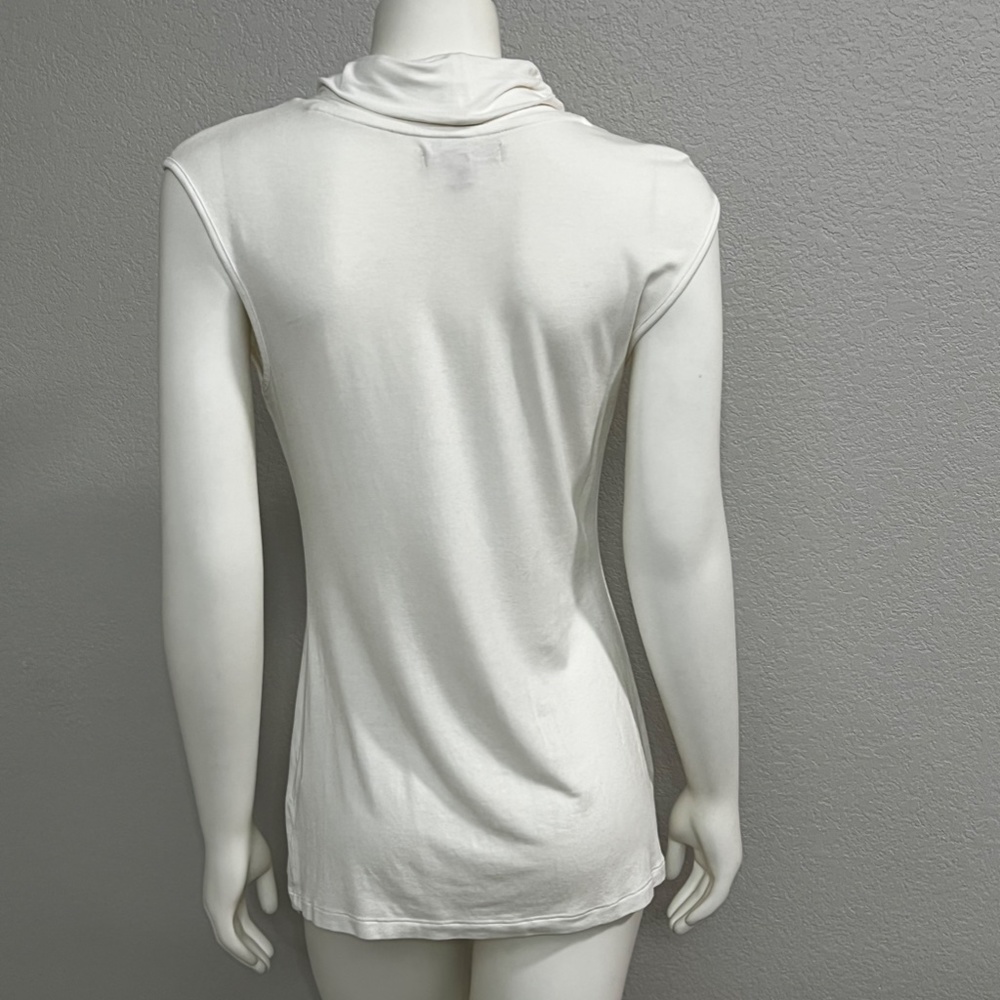 Banana Republic Cowl Neck Short Sleeve Shirt - Picture 4 of 7
